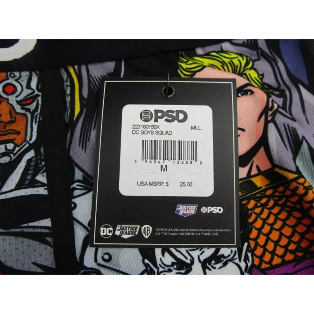 PSD DC Boys Squad Men's‎ Size Medium Underwear Boxer Briefs
